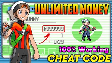 This cheat code requires the master code to take in effect. . Infinite money in pokemon emerald